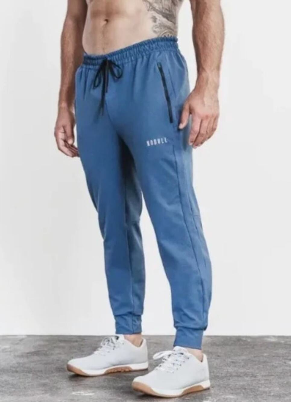 Nobull Men's Jogger Pants in Navy Blue Size XL Athletic Track Lounge